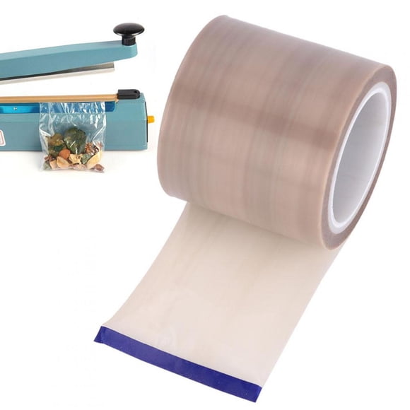 Greensen Fiberglass PTFE Film Adhesive Tape Sealing Electronic Accessory Gray 0.08mmx50mmx10m,PTFE Tape,Tape