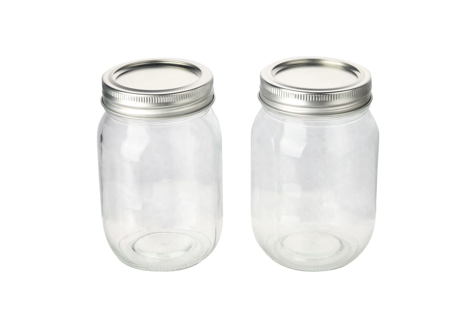 Mainstays Clear Glass Canning Jars, 500ml, 12 Piece