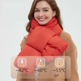 thumbnail image 2 of USB Heated Neck Warmer Scarf Silk Fabric Fast Heating Adjustable Temperature for Winter Outdoor Cold Weather Wear, 2 of 5