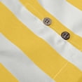 thumbnail image 4 of Gspmoly Shorts, Shorts d'Été Décontractés pour Femmes à Rayures, Mode, à Bretelles, de Plage, Taille Basse, Shorts de Randonnée, Offres de Vacances pour Femmes, Jaune G, 4 of 7