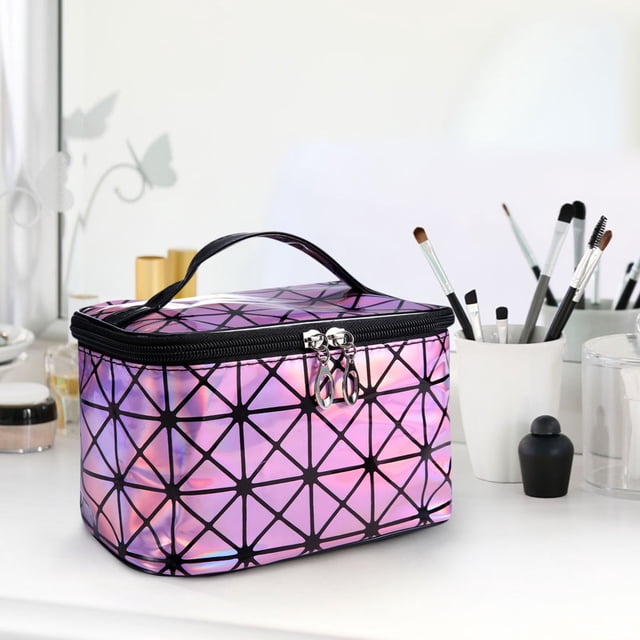 EGNMCR Closet Organizers and Storage, Storage Trunks & Bag Portable Makeup Bag With Large Storage Capacity, Exquisite And High-end Travel Storage Box, Wash Bag a Pouch