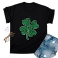 thumbnail image 4 of TopLLC St. Patrick's Day Patricks Day Chemises pour Femmes Hauts de Sarrau St Patricks Day Mode pour Dames St. Imprimé Manches Courtes Col Rond Chemise Femme Décontractée Ample, 4 of 4