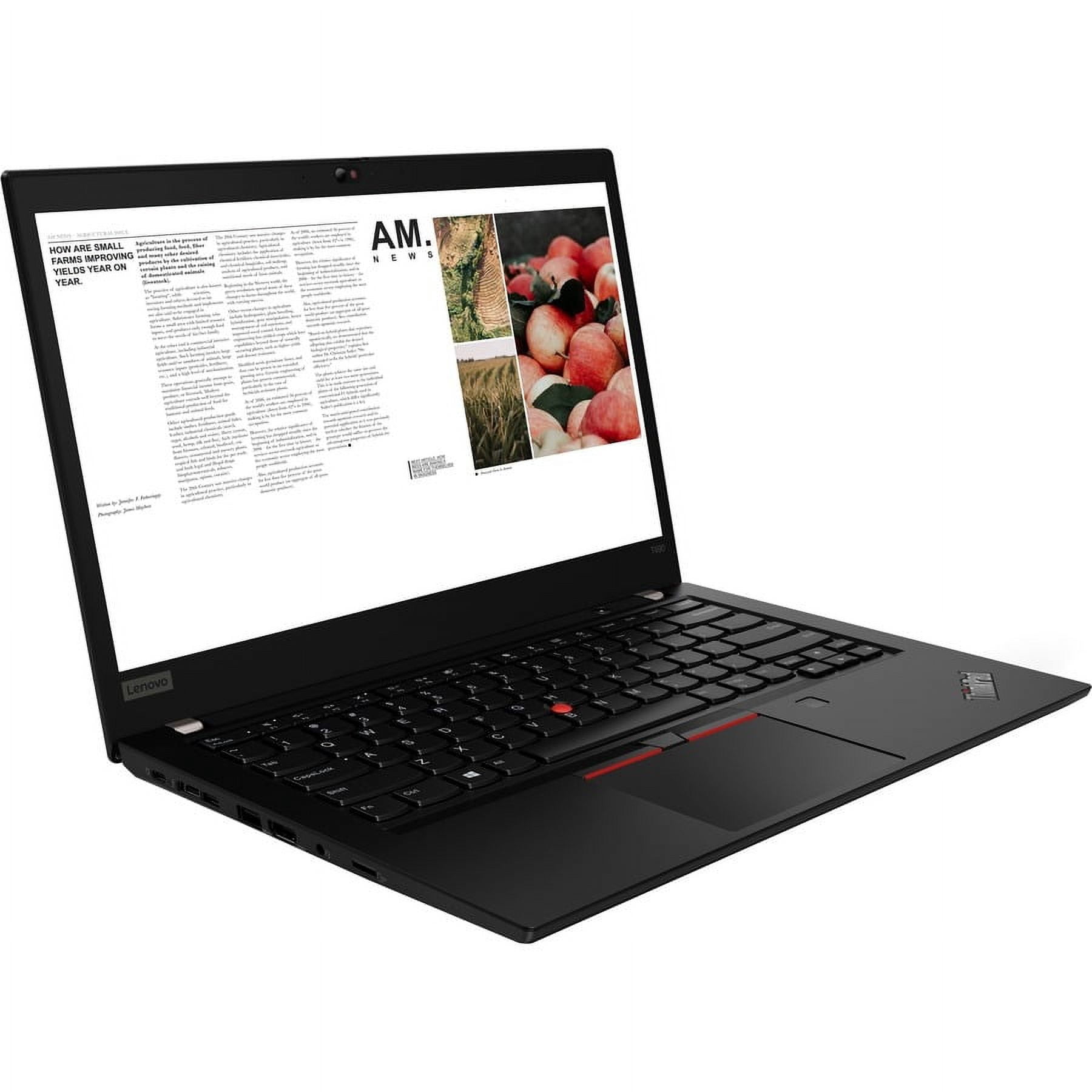 Refurbished (Fair) - Lenovo ThinkPad T490 14" Touchscreen Laptop - Black (Intel i5-8365U / 16 GB RAM / 256 GB SSD / Windows 11 Pro)