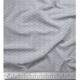 thumbnail image 1 of Soimoi Crepe Silk Fabric Geometric Small Printed Craft Fabric by The Yard 42 Inch Wide, 1 of 3