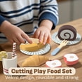thumbnail image 3 of Wooden Play Food Sets for Kids Kitchen, Pretend Food Toys for Toddlers 3-5, Pretend Picnic Play Set, Toy for 3+ 4 5 6 Year Old Girls, 3 of 7