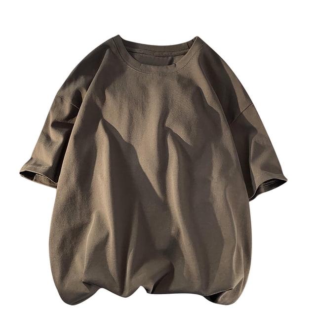 Birdeem Chemises pour Hommes T-Shirt à Manches Courtes Col Rond T-Shirt Décontracté Manches Courtes Haut/chemise Col Rond