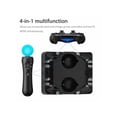 thumbnail image 2 of Station de Charge pour Manettes PS4, Station de Charge PS Motion Move 4 en 1, Station de Charge Rapide Sans Fil pour Manettes Multiples pour PS4 VR, Playstation 4, PS4 Slim, PS4 Pro avec Indicateur DEL, 2 of 7