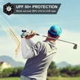 thumbnail image 4 of 2 Paires Manchons de Bras Rafraîchissants avec Protection Solaire UV pour Femmes Hommes UPF 50, 4 of 4
