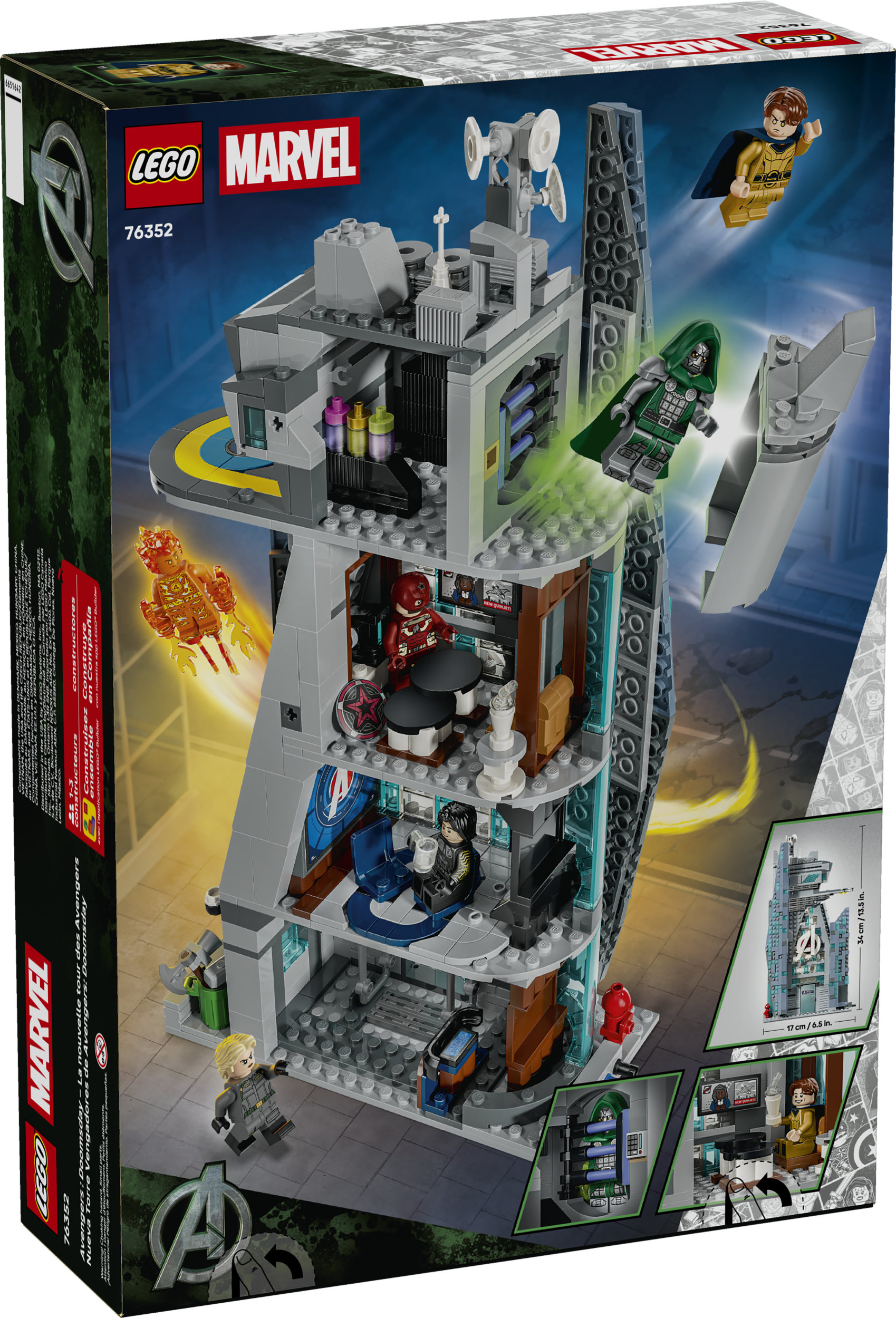 LEGO Marvel Avengers : Doomsday – La nouvelle tour des Avengers 76352