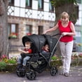 thumbnail image 2 of Costway Double Stroller Foldable Baby Twin Lightweight Travel Stroller Infant Pushchair Black, 2 of 10