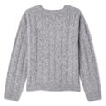 thumbnail image 2 of George Girls' Cable Knit Sweater, 2 of 2