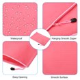 thumbnail image 4 of Unique Bargains Waterproof Zipper File Bags, A5 Document Holders for Office, Pink 3 Pack, 4 of 6