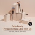 thumbnail image 2 of Swiss Beauty Professional Face & Eye Makeup Brushes Set, 2 of 4