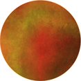 thumbnail image 1 of Ahgly Company Tapis d'Intérieur Ronds Lavables à la Machine, Style Transitionnel, Orange Néon, 3 Pieds Rond, 1 of 7