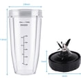thumbnail image 2 of Blender Replacement Parts for Ninja, 24Oz Cup 7 Fins Extractor Blade, for Nutri Ninja Auto IQ BN801 SS101 BL480-30 BL641, 2 of 6