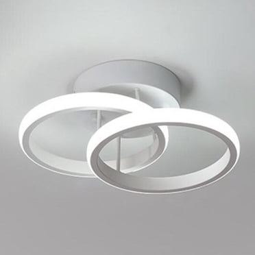 Plafonnier DEL Luminaire Encastré Simple pour Entrée Couloir Blanc 220 V