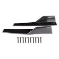 thumbnail image 3 of EIGTHTAIL Winglet Wing Pair Universal Side Skirt Rocker Splitter Side Winglet Wing Diffuser Car Body Kit Glossy Black 17.7x3.3in Side Splitter Wing, 3 of 8