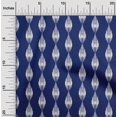 thumbnail image 1 of oneOone Tissu en Coton Flex Rayé Ikat Imprimé au Mètre 40 Pouces de Large, 1 of 4