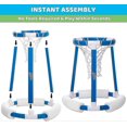 thumbnail image 3 of Christmassxbd Floating Pool Basketball Hoop Game Compatible With Swimming Pool | Includes Hoop, 2 Balls And Pump,inflatable Basketball Hoop Water Bask_Perfect Gift, 3 of 5