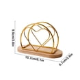 thumbnail image 3 of Birdeem Outdoor Kitchen Packages, Table Napkin Rack Modern Metal Napkin Rack for Kitchen Tables and Countertops Cocktail Napkin Rack for Indoor and Outdoor Use, Metal Outdoor Table, 3 of 6