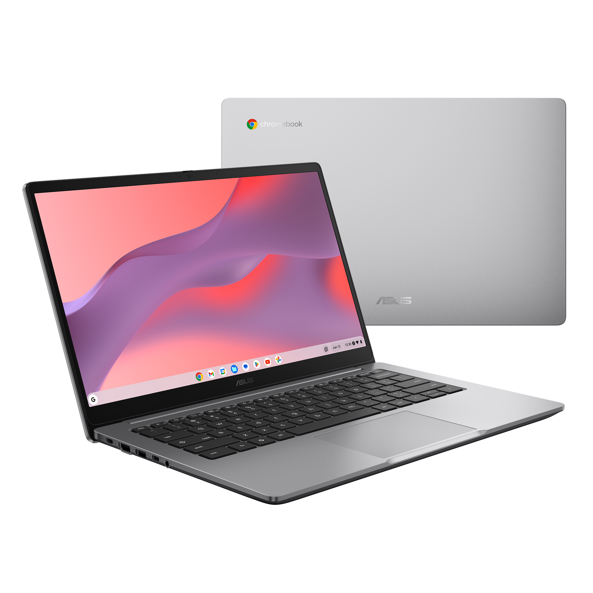 ASUS Chromebook CX14, 14" FHD Anti-glare Display, Intel® N50 Processor, 128GB eMMC, 8GB RAM, ChromeOS, Misty Grey, CX1405CTAZ-DS01-CB