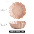 thumbnail image 3 of Qeeadeea Round Baking Dish Set Of 2, Colorful Ceramic Pie Pan, Round Ceramic Pie Plate Oven Safe-pink-20x20x6cm, 1000ml, 3 of 7