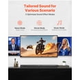 thumbnail image 4 of VEVOR Sound Bar for Smart TV, 2.0 Channel, 32-Inch 2 in 1 Detachable Soundbar TV Speakers, with Bluetooth HDMI AUX USB Connection, Remote Control, 80W Surround Sound System, for Home Theater Audio, 4 of 9