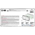 thumbnail image 4 of Cruiser Accessories Cow Print License Plate Frames, Black/White, 4 of 4