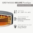 thumbnail image 4 of Intex PureSpa Greywood Deluxe Spa Set 140 Bubble Jet Hot Tub with Cover, 77"x28", 4 of 11