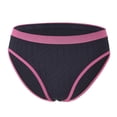 thumbnail image 1 of Visland Women Ribbed Underwear Low Rise Hipster Panties Soft Stretch Full Briefs Ladies Breathable Stretch Underpants, 1 of 8