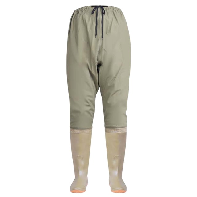 pitrice Waist Waders Supplies PVC Bootfoot Waders Working 43 Water Kayaking for Outdoor Beige 39