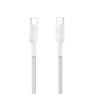 Belkin BoostCharge Braided USB-C to USB-C Cable (1M/3.3ft. 60W) - Soft, Flexible Fast-Charging Cable, Type C Charger Cord for iPhone 16 & 15 Series, Galaxy S25, MacBook, iPad Pro, & More Black USB 2.0