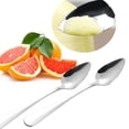 thumbnail image 2 of Product Category Tableware 2 - Serrated Edge 2PC Spoon Set in Stainless Steel for Dessert Kitchen Dining & Bar Robust Thick Spoons, 2 of 6