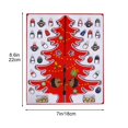 thumbnail image 4 of Lksixu Christmas Decorations Wooden Christmas Tree Christmas Tree Xmas Tree Stand SetCreatives Wooden Christmas Tree Decoration Christmas Gift Xmas Decor for Holiday Party Wedding, 4 of 9