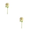thumbnail image 2 of Baohd 1/2/3/5 10pack/lot Realistic Appearance Artificial Flower For Party Decor And Home Decor Light Green 2PCS, 2 of 6