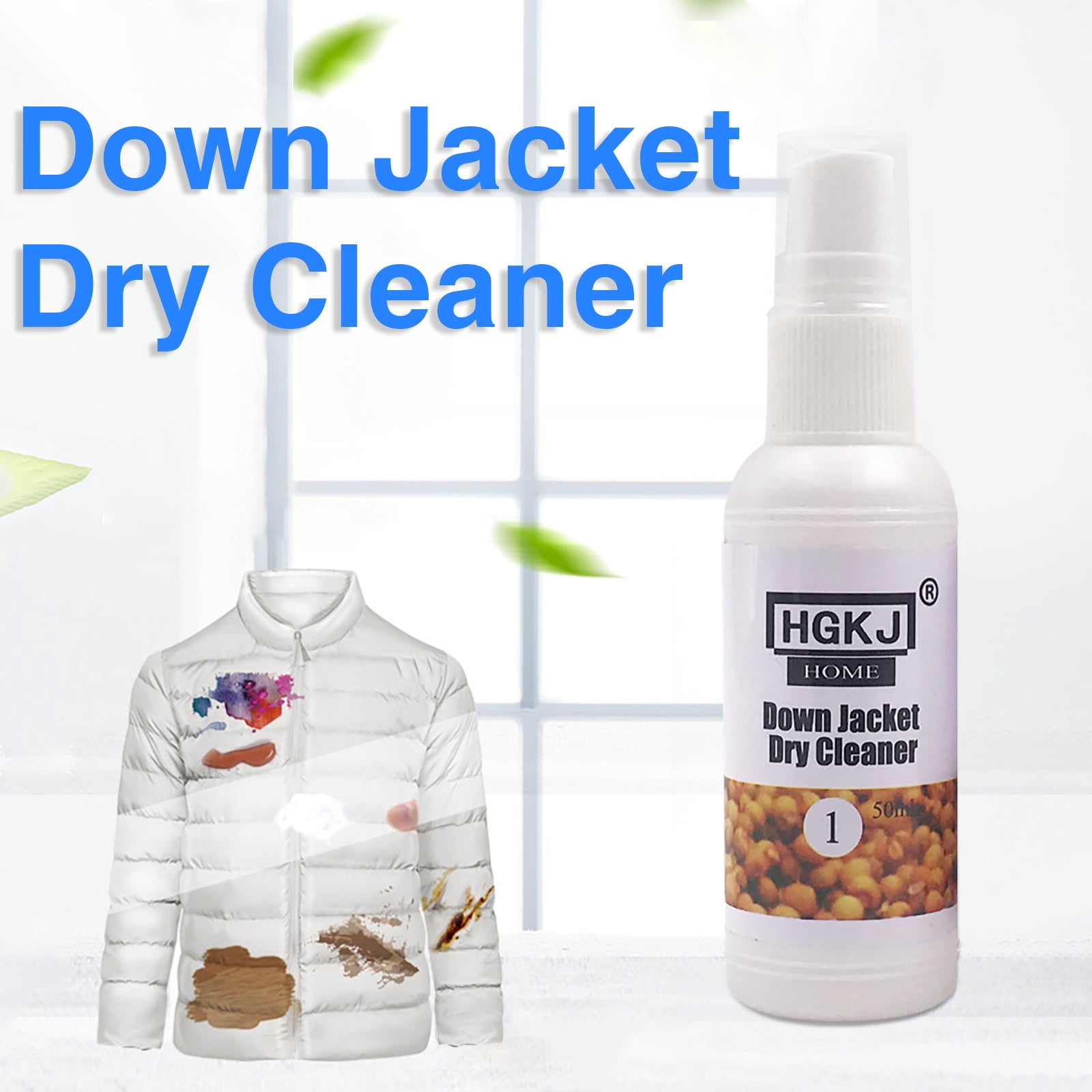 Dvkptbk Detergent Down Jacket Cleaning Agent Dry Cleaning Agent No Water Washing 50Ml Kitchen Essentials