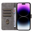 thumbnail image 5 of PANDACO Étui Portefeuille en Suède Violet pour iPhone 16, 5 of 5
