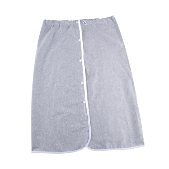 Esquirla Alèse d'Incontinence Portable Protection de Lit Soins aux Aînés Jupe-Couche pour Adultes TG Gris