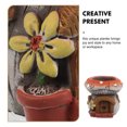 thumbnail image 3 of LOLIPPYY Mushroom Succulent Planter Concrete Flower Pot Decorative Patio 1Pcs, 3 of 8