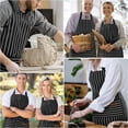 thumbnail image 5 of Oleegame 1PC Pretty Apron Aprons For Unisex With Pockets Chef Aprons For Cooking Apron Adjustable Bib Kitchen Apron Black, 5 of 5