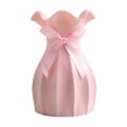 thumbnail image 2 of European Lace Plastic Vase, Small Decorative Desktop Flower Arrangement Bottle for Wedding Candy Box and Home Decor, 9 Inch Tall, 2 of 6