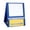 Blue, variant on hengtong Tabletop Pocket Chart Stand Whiteboard Double Sided Reusable with Pen Case Small Dry Erase Board Easel for Classroom Kids Blue