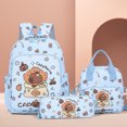 thumbnail image 1 of PRETXORVE Kapibala Backpack for Girls Cute Capybara Elementary School Students Children From Grades to Backpack, 1 of 5