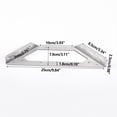 thumbnail image 2 of EGNMCR Stainless Steel Multifunctional Corner Three Sided Fixed Corner Brace Cabinet Trapezoidal Hanging Angle Hanging Layer Board Support Furniture Connecto corner connector, 2 of 5