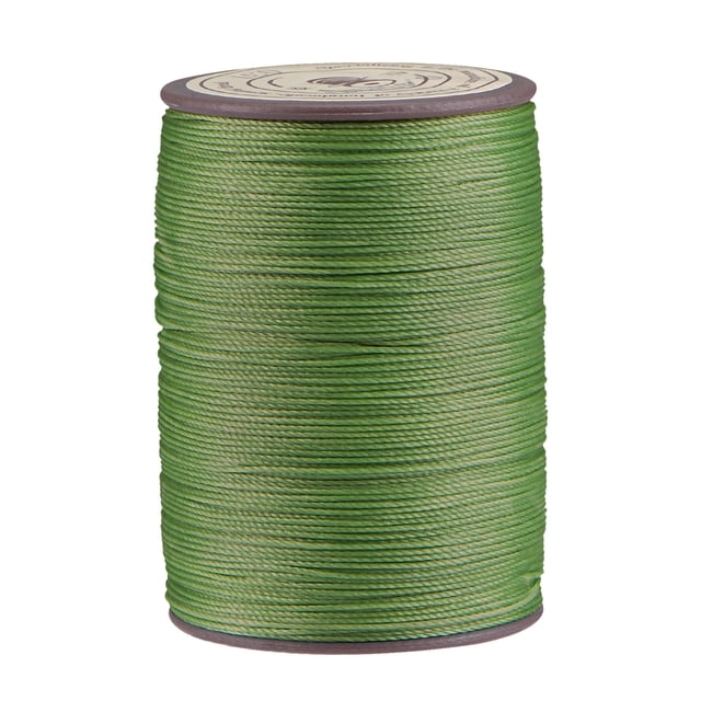 Unique Bargains Fil Ciré en Polyester Vert, 175 Verges