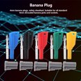 thumbnail image 1 of Insulation Cable Banana Connector, Welding/Assembling Wire Banana Connector, For 4mm Shrouded Banana Jacks/Sockets, 1 of 8