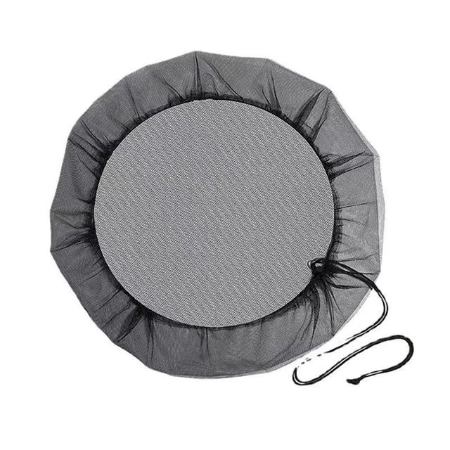 Tumotour Rain Bucket Mesh Reusable Water Barrel Filter Rain Barrel Screen Water Barrel Mesh Flexible Drawstring Water Barrel Top Catcher For Garden