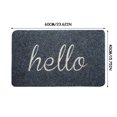 thumbnail image 4 of One Pack Of Dark Dust-proof Hallo Mat For Bedroom House Bathroom PVC Door Mat, 4 of 9