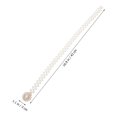 thumbnail image 4 of MasteelfCA 2pcs Metal Pearl Decoration Curtain Tieback Simple Strapping Elastic Belts, 4 of 7