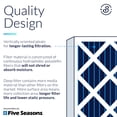 thumbnail image 3 of Five Seasons Replacement MERV 11 Air Filter, 25.38 x 5.25 x 20.25" (3 Pack), 3 of 5